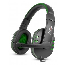 Fone de Ouvido Gamer FR-215 com Led USB - Preto com Verde - Feir